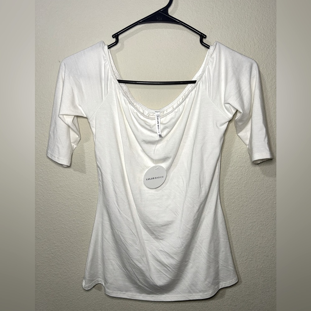 Basic off shoulder top